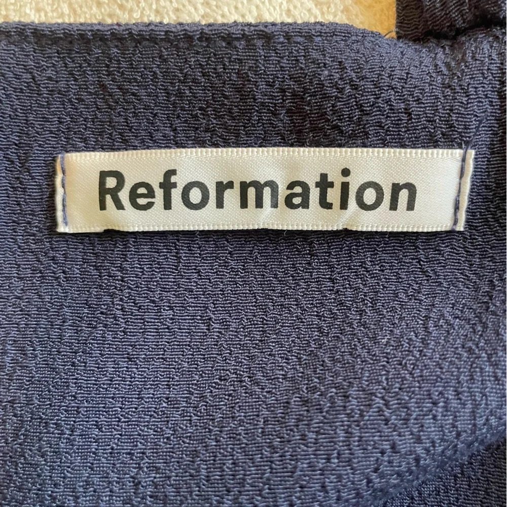 Reformation Graciella Navy Sleeveless Maxi Dress - Picture 5 of 6